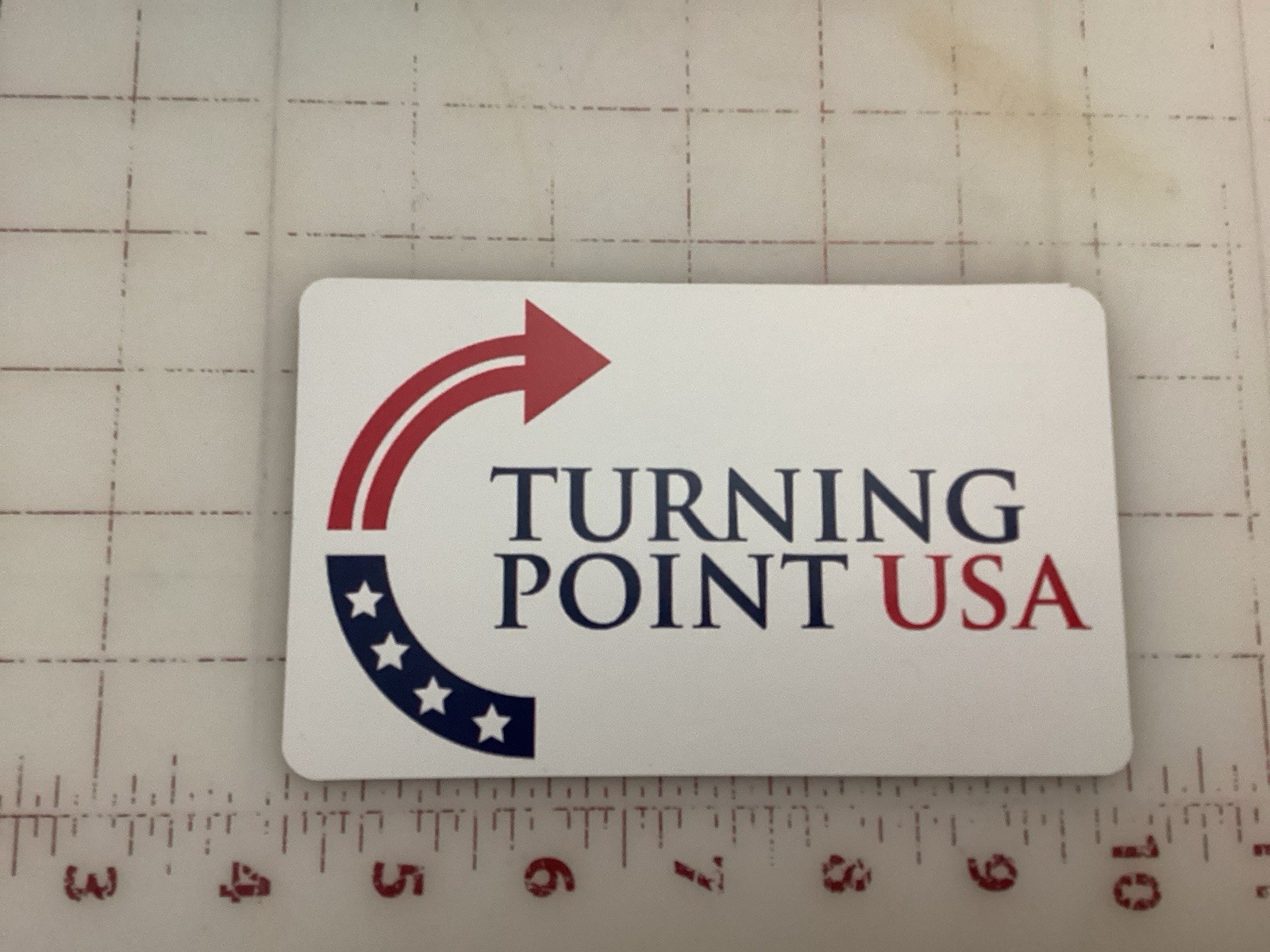 Turning Point USA Car Fridge Rectangular Magnet Made In USA