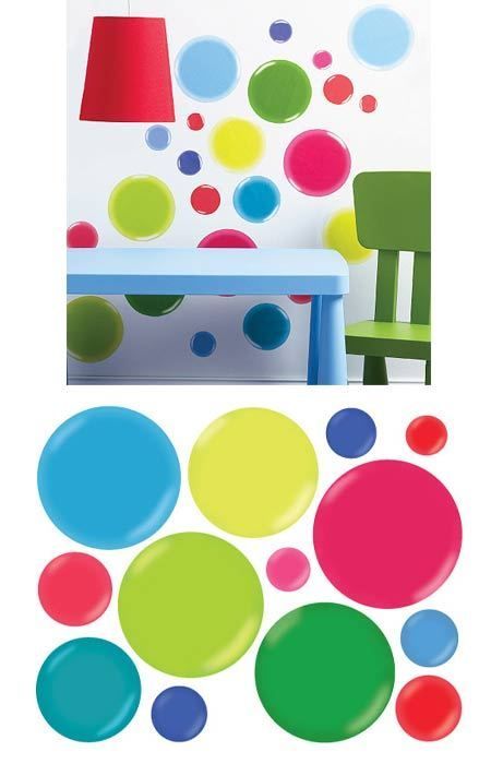 Colorful Bubbles Jumbo Peel & Stick Appliques 13355