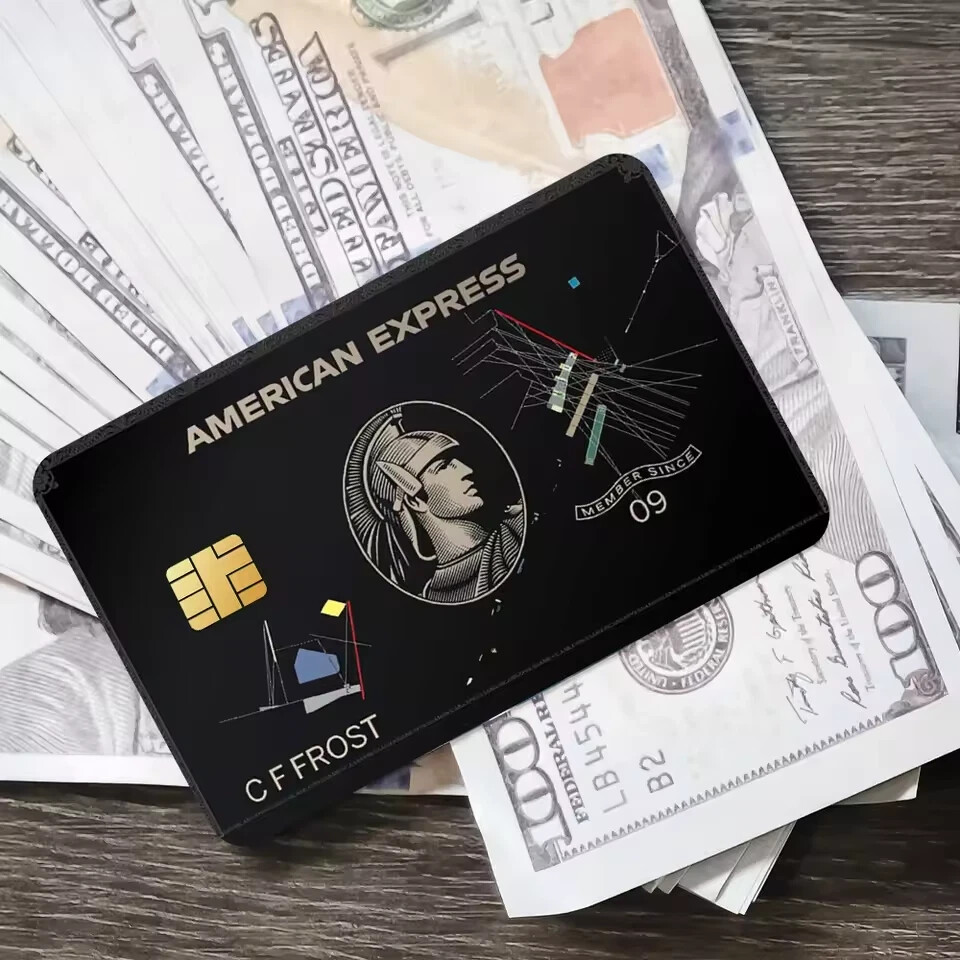 AE EXPRESS Credit Card Skin Decal Sticker 7-Pack Matte UV Vinyl AMEX