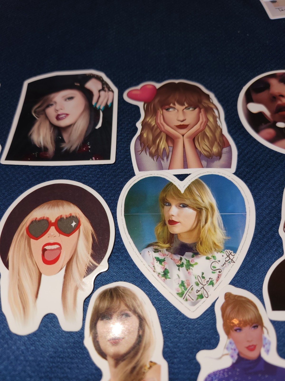 13 Taylor Swift Face Stickers, Swiftie Stickers, Laptop Stickers, Swiftie Decals
