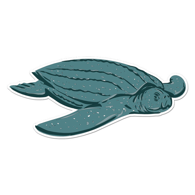 Sea Turtle, Vinyl Decal Sticker, Indoor Outdoor, 3 Sizes, #11979