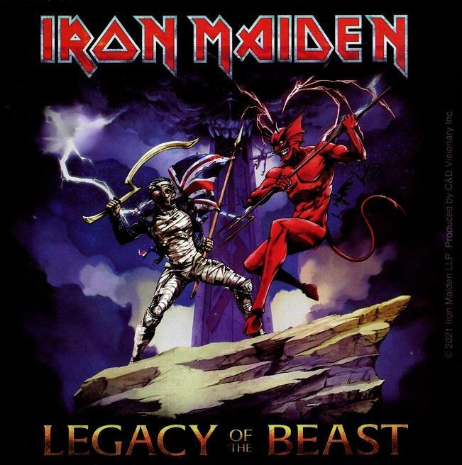 Iron Maiden Legacy Of The Beast Sticker Decal Official Metal New