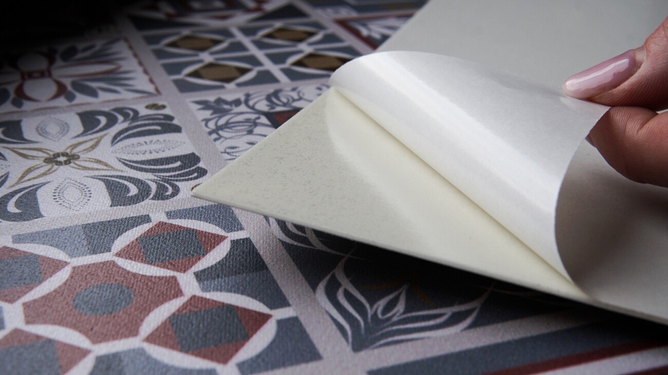 Kitchen Tile Stickers Splashback Backsplash Floor Peel and Stick Oriental motif