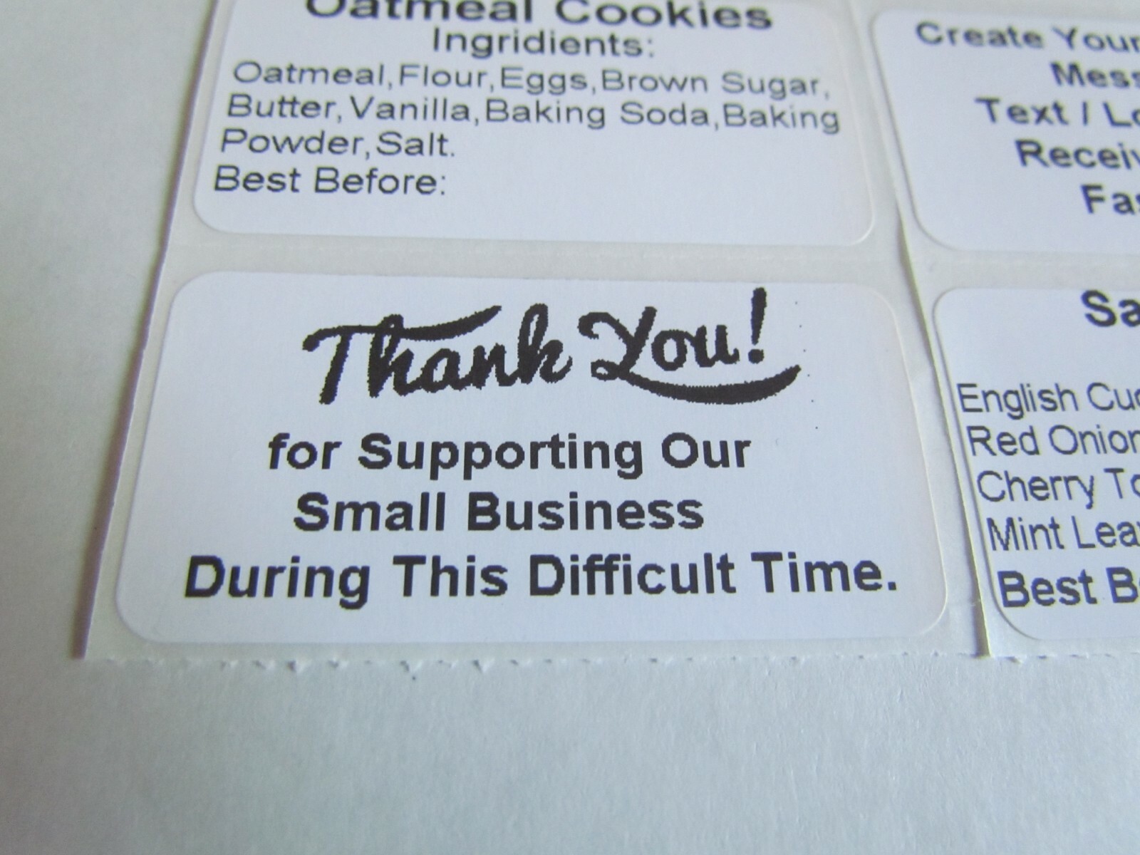 100 Custom Labels Stickers Personalized Tag 2"x1" Shipping Business Inventory