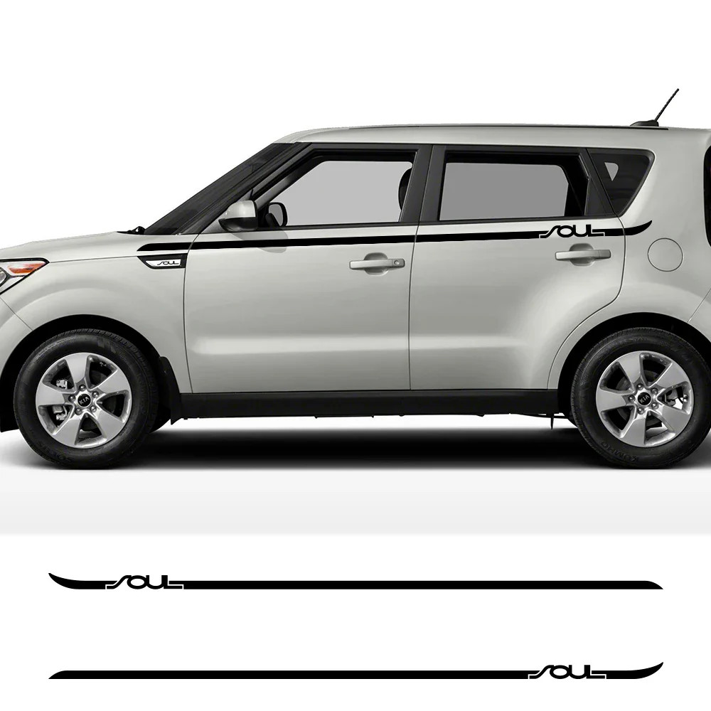 Aftermarket Side Body Waistline Stripe Decal for Kia Soul (Gen 1, 2, 3 & EV) | V