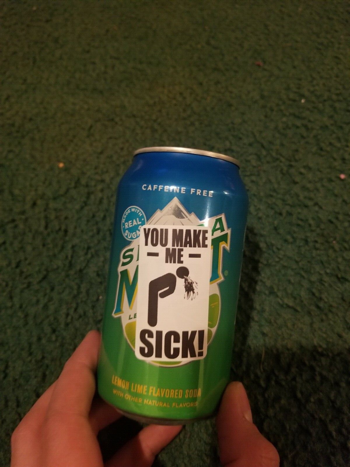 YOU MAKE ME SICK 25-500 PACK PUKE Stickers Gag prank decal Labels lo lol lolo