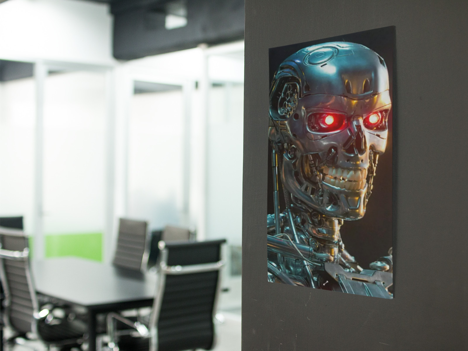 Terminator Wall Vinyl Decal Graphic (Removable Adhesive Backing)