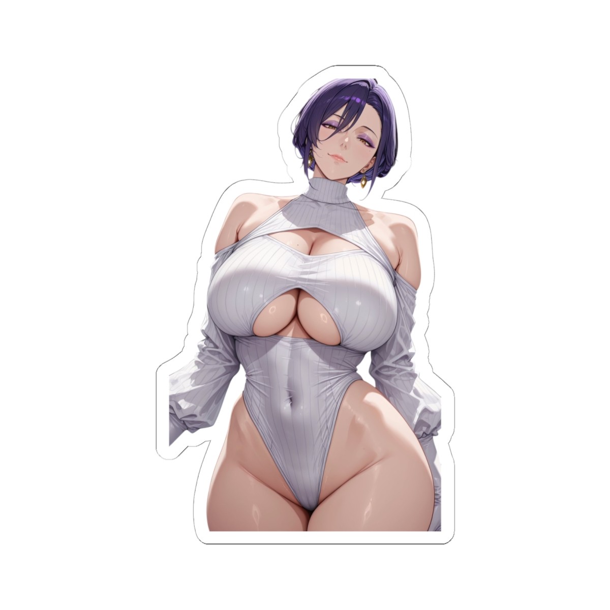 Cute Waifu Anime Sticker (FreeShipping$20+) Hot Ecchi Oppai Iroke