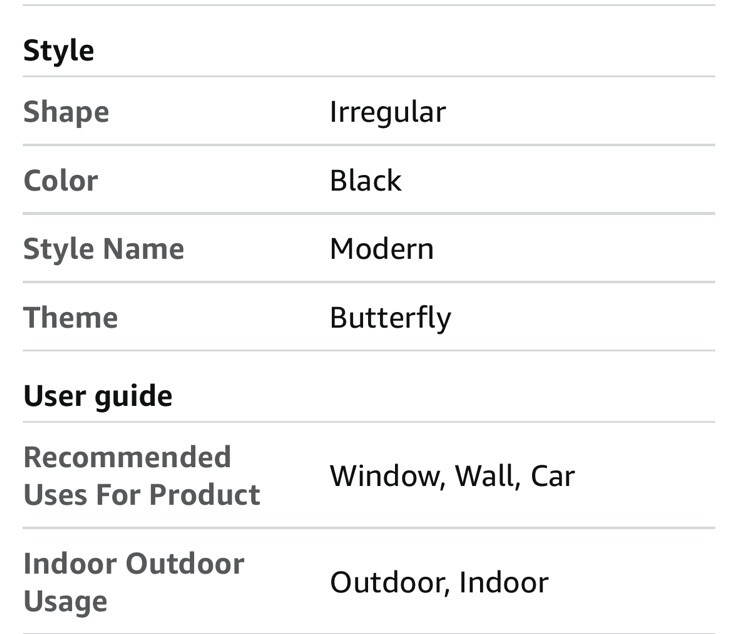 Large MOM butterfly Wall Decal 29” X 29”, New & Sealed in a Heavy Cardboard Tube