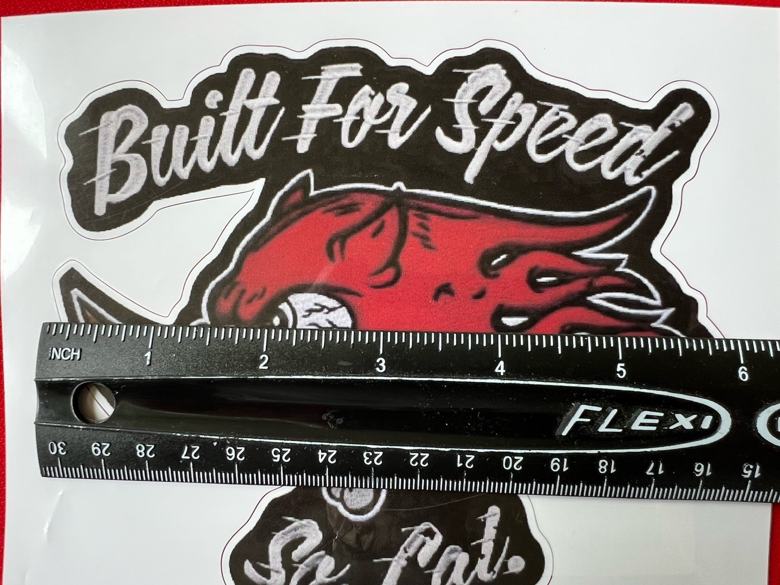Clay Smith Built For Speed Woodpecker Decal