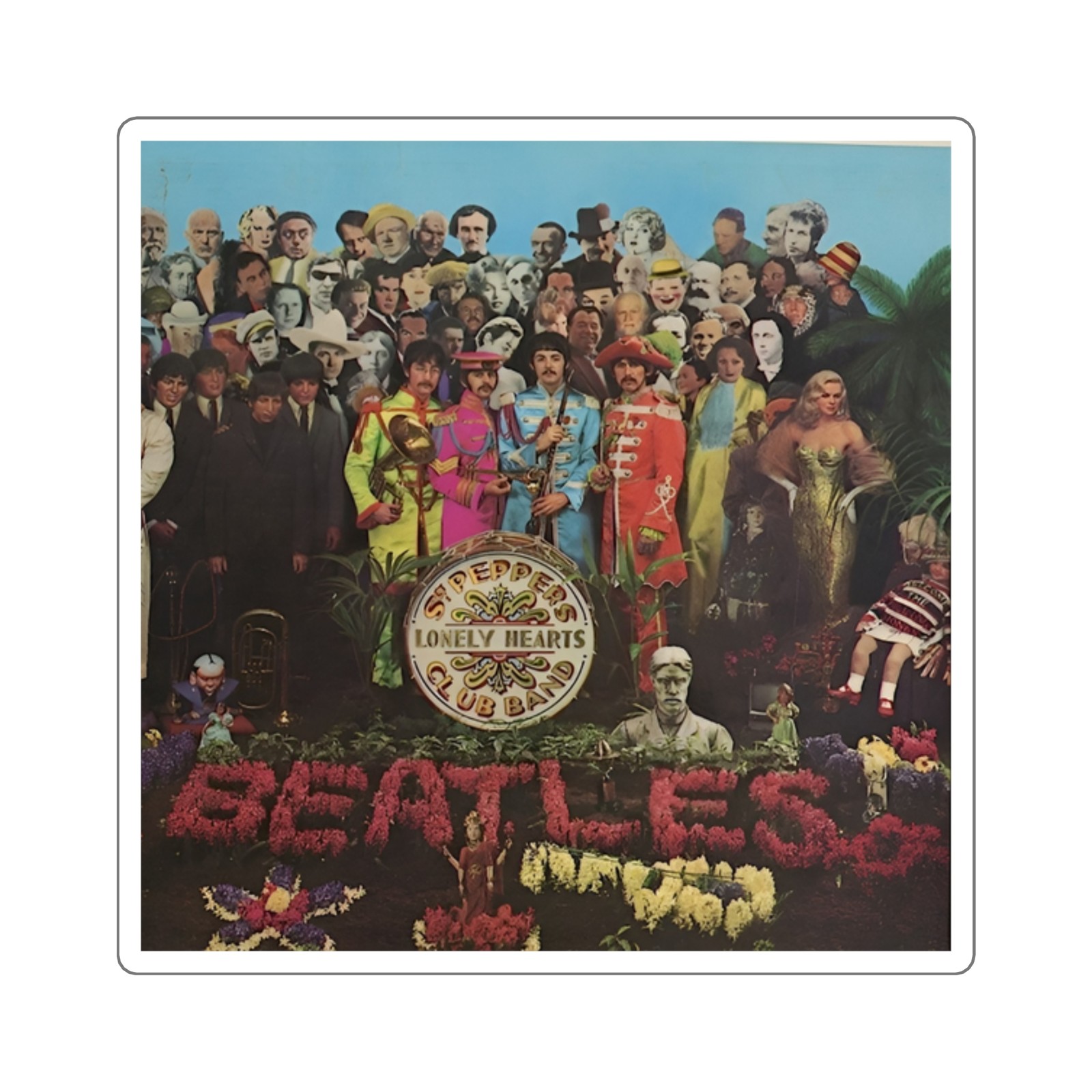 The Beatles “Sgt. Pepper’s Lonely Hearts Club Band” Sticker | Rock Classic Decal