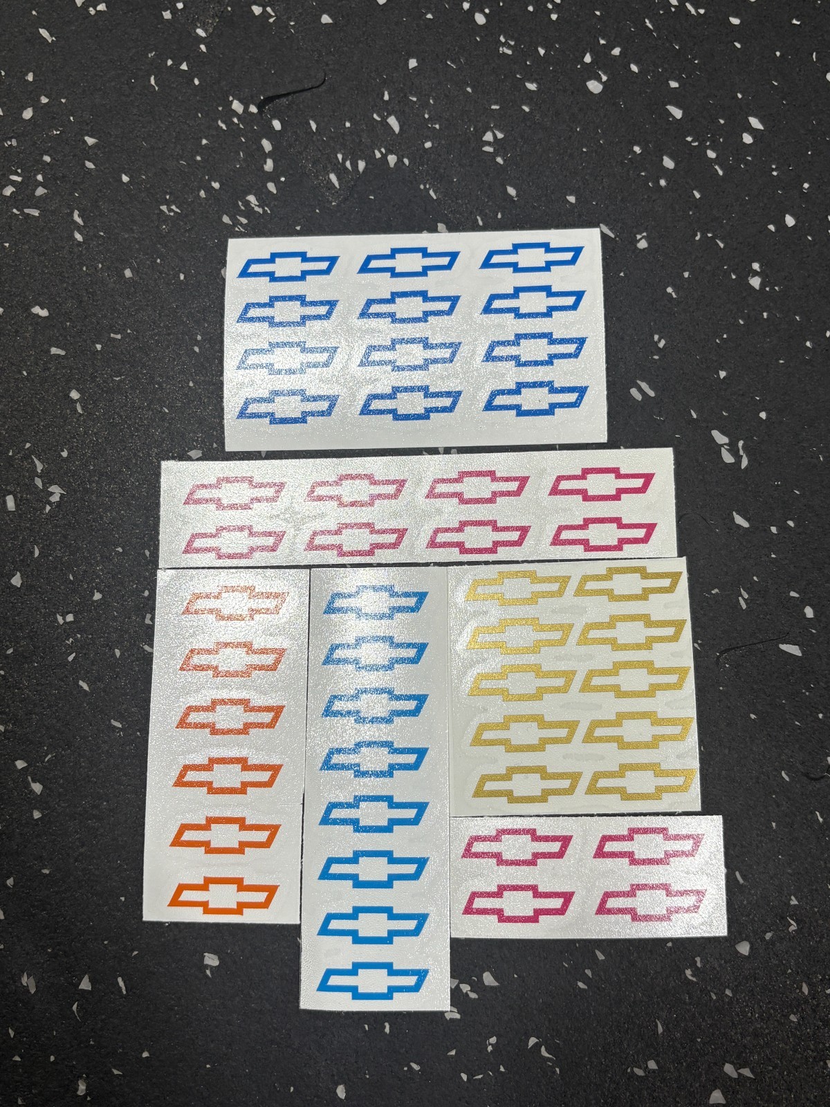 2x) Chevrolet Bowtie Vinyl Decal – 1" 2" 3" 4" 5"+ Die Cut Chevy Bow Tie Sticker
