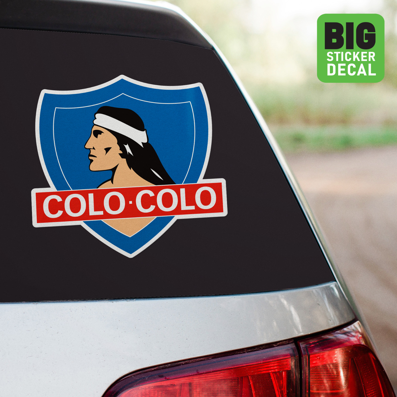 Colo Colo Chile Big Laminated Vinyl Sticker Car Decal Calcomania Carro