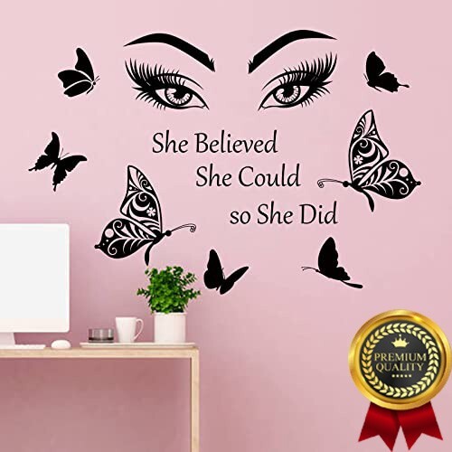 motivational quotes for woman Inspirational Wall Decal Quotes Girls Bedroom ART