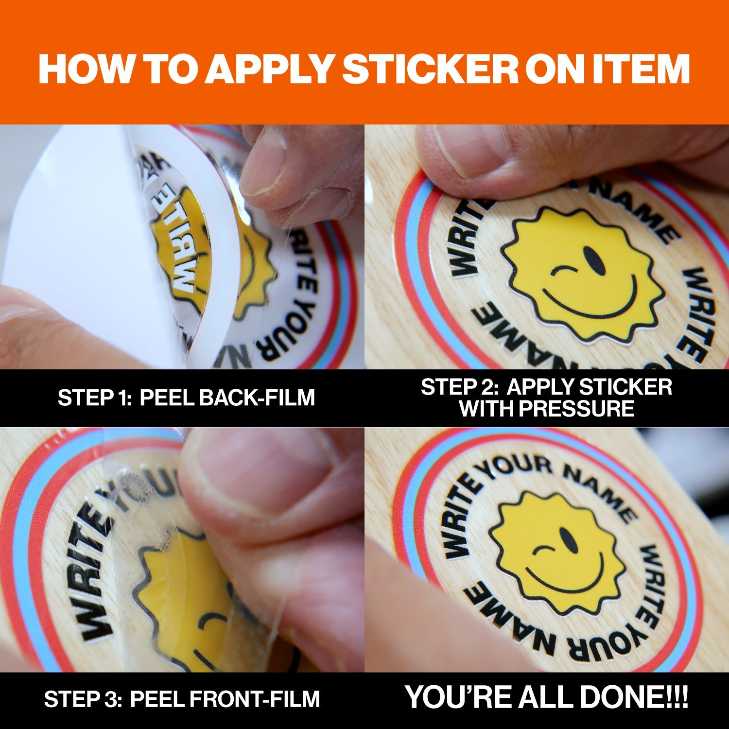 Design Your Own UV DTF Sticker Gang Sheet – Custom Sizes from 6" to 240"