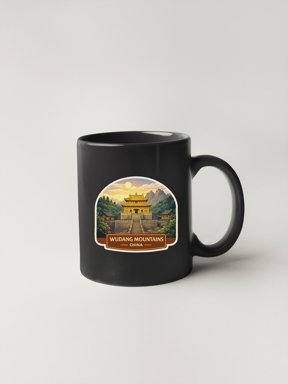 Wudang Mountains Taoist temples China Sticker Decal Vinyl Die-Cut World Heritage