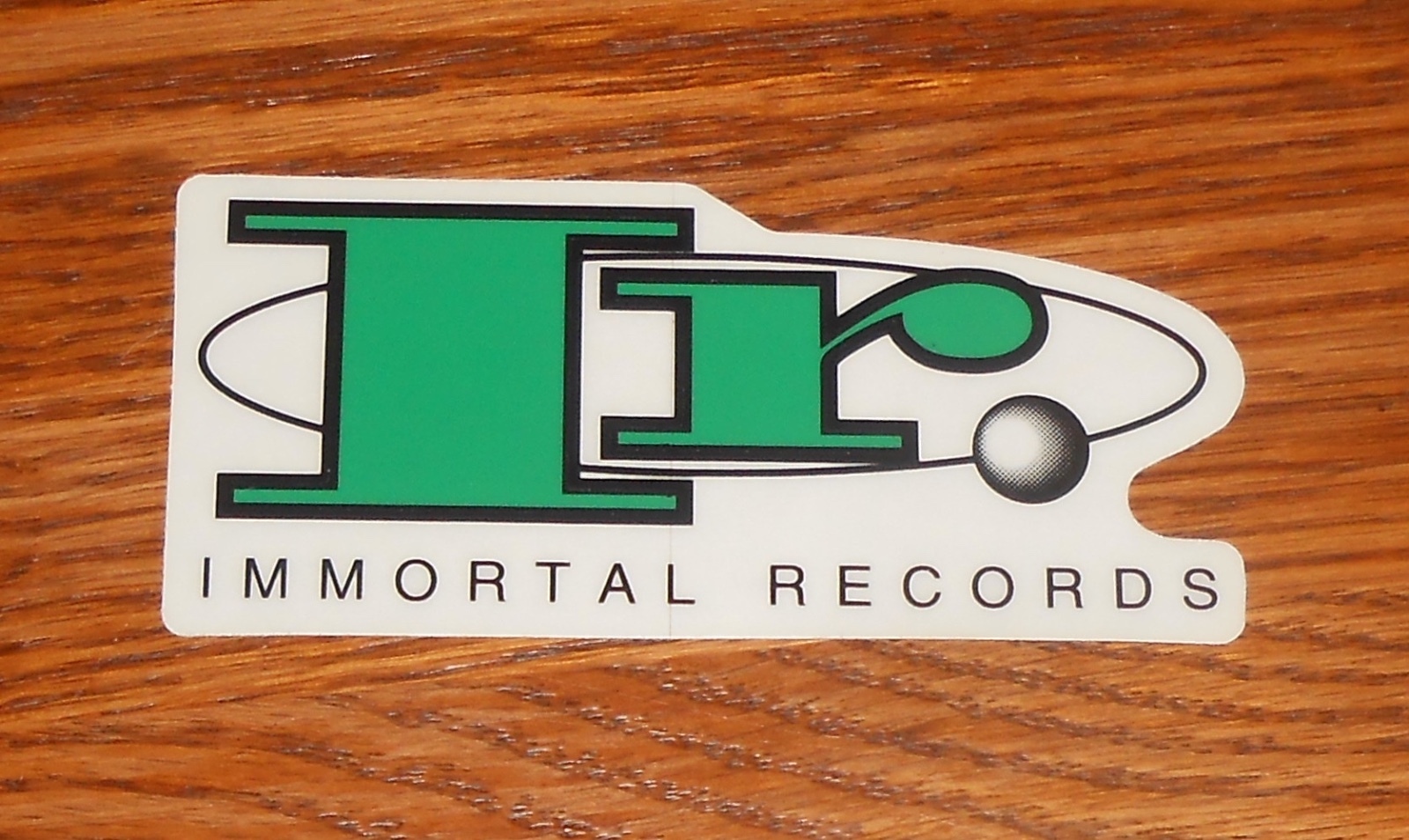 Immortal Records Logo Sticker Decal Window Cling Rectangle Promo 4×1.75