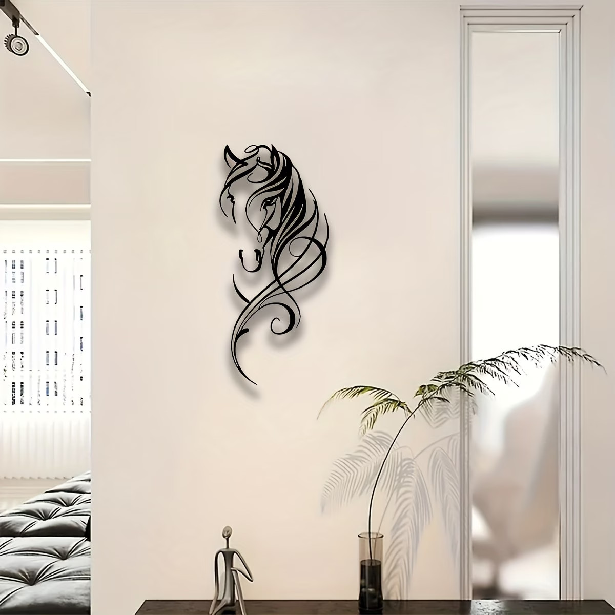Fashion Horse Animal Pattern Sticker Home Decoration Living Room Bedroom