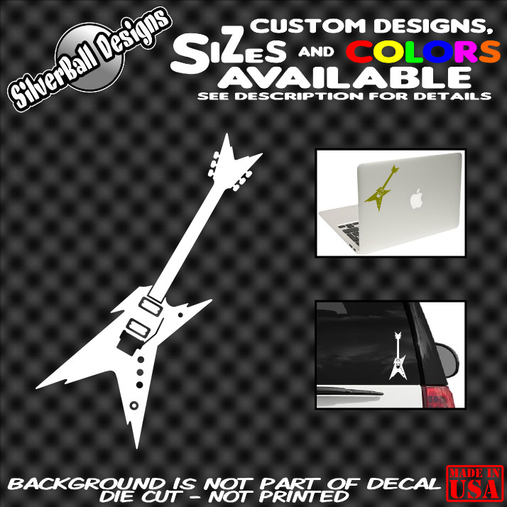 Razerback Guitar Vinyl sticker decal Fender Dean Rich ESP Gibson Jackson Ibanez