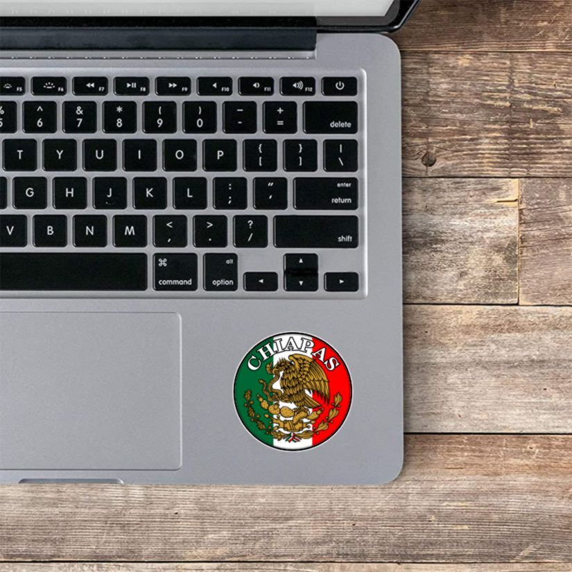 Chiapas Mexico Round Precision Cut Decal