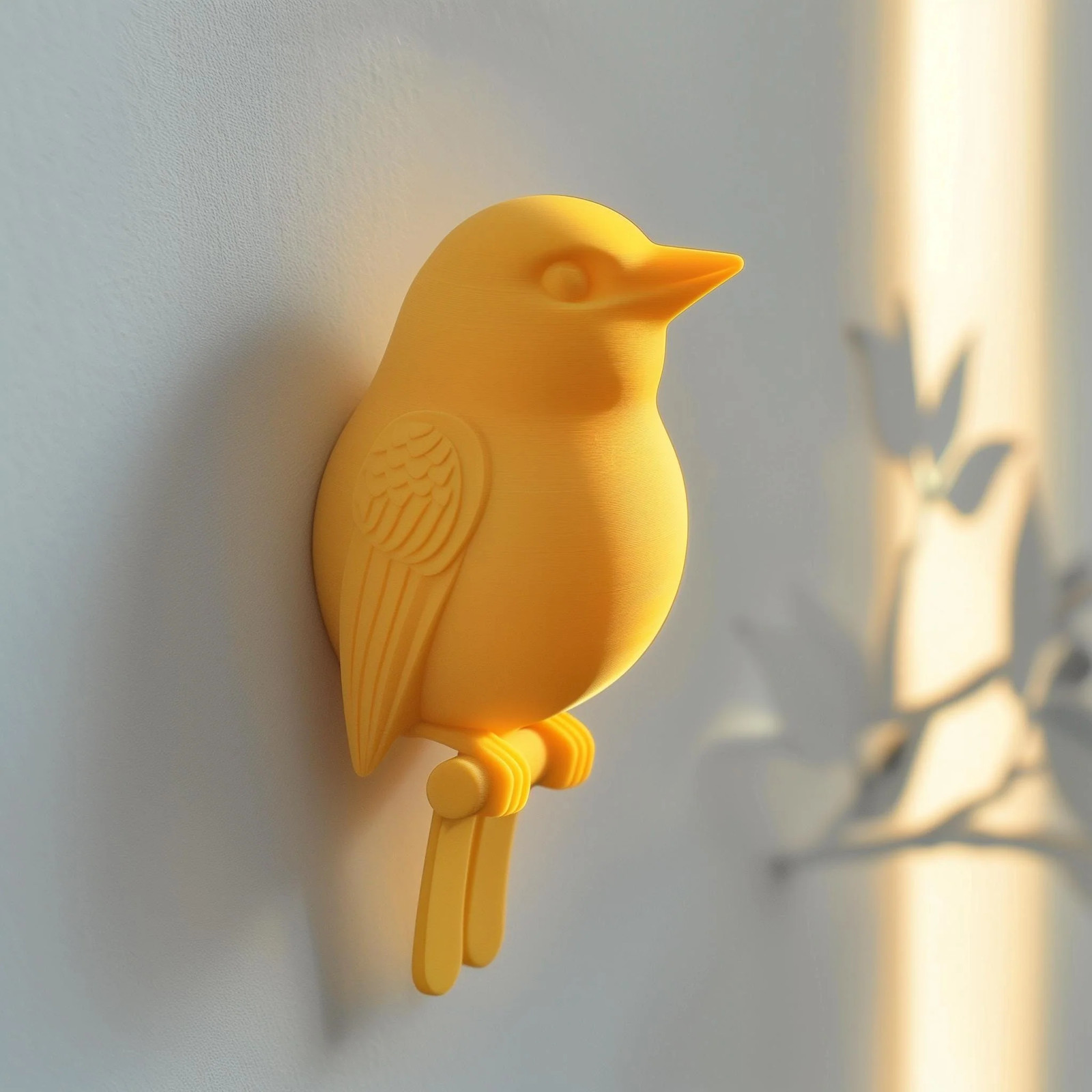 3D Printed Bird Wall Decor | Modern Minimalist Nature Inspired Design | Unique