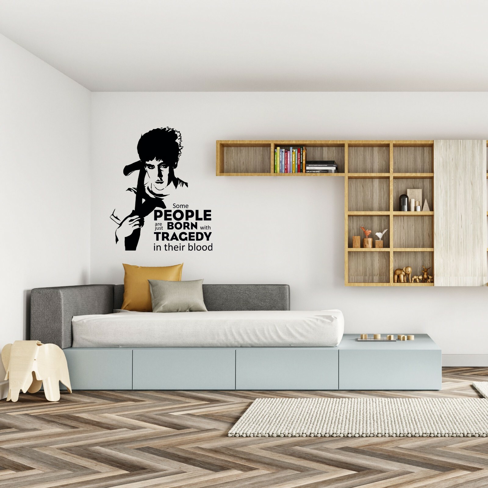 Adhesive Home Decor Donnie Darko Sci-Fi Movie Wall Decal Quotes Sticker 20×23