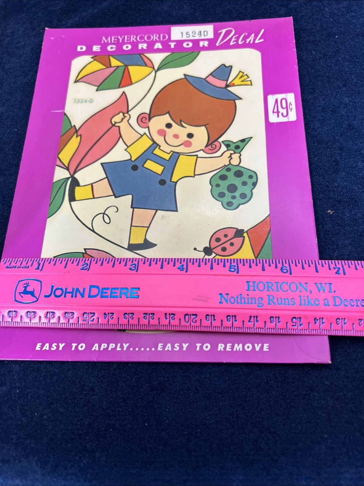 Vintage Jack & Beanstalk Dutch Boy Vine Transfer Decal Meyercord 1524D Craft