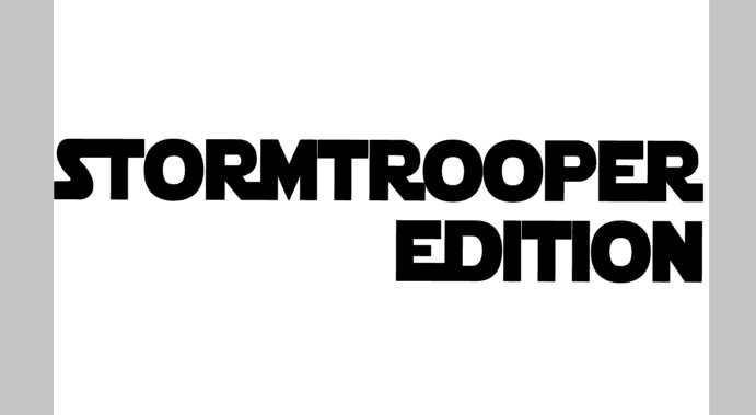 stormtrooper edition vinyl stickers buy 2 get one free size is 8×2