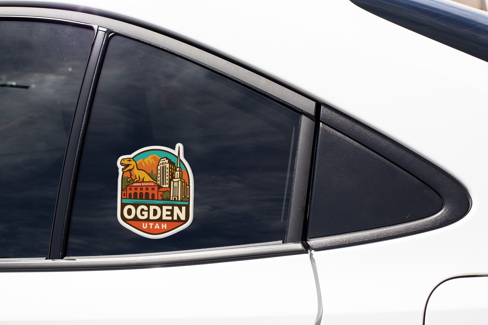 Ogden Utah Sticker Decal Vinyl Die-Cut City Skyline Landmark Design