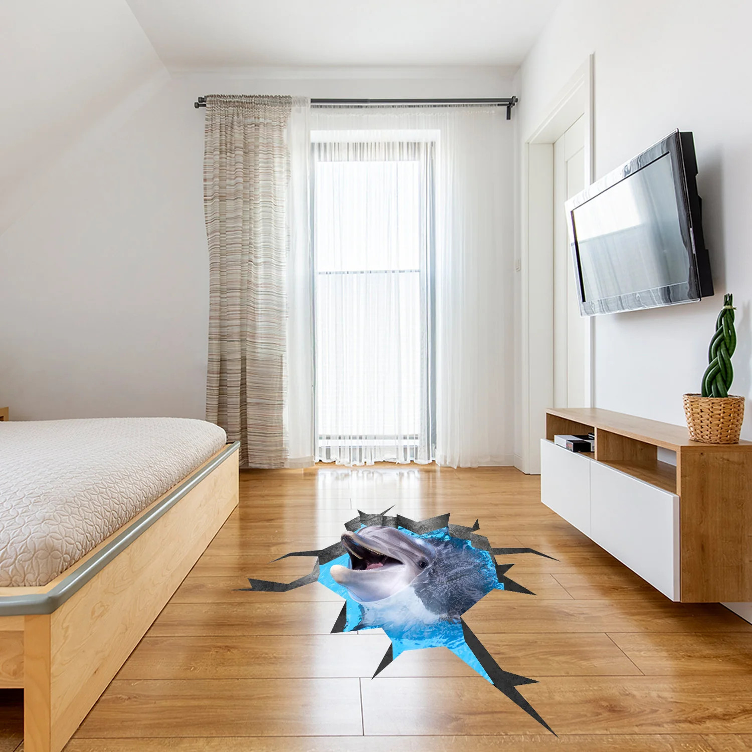 3d Dolphin Stickers For Floor – 3d Floor Dolphin Decals Stickers 3d – 3d