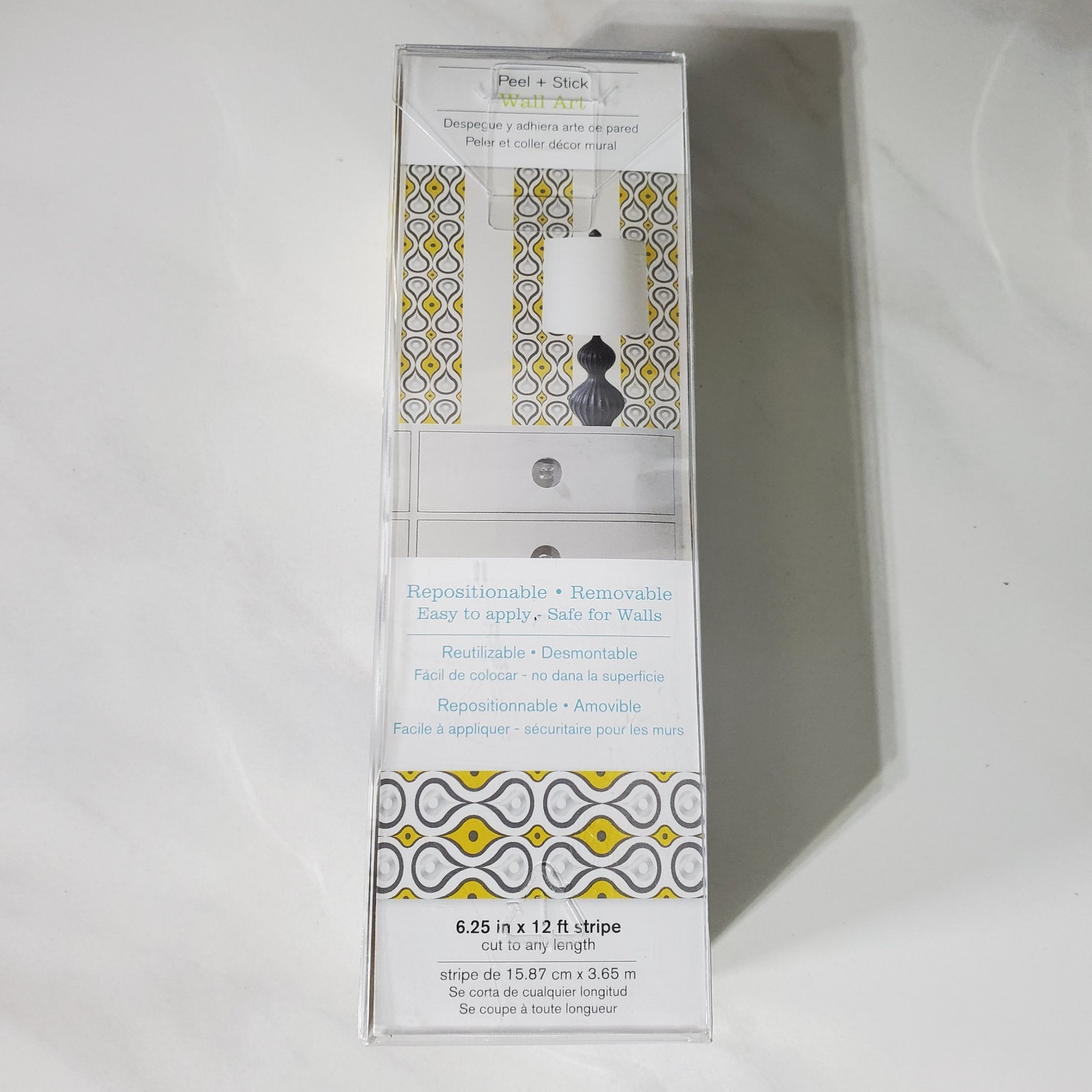 Jonathan Adler Wall Pops Aztec Diamond Stripe Peel Stick Boho Retro Wall Art