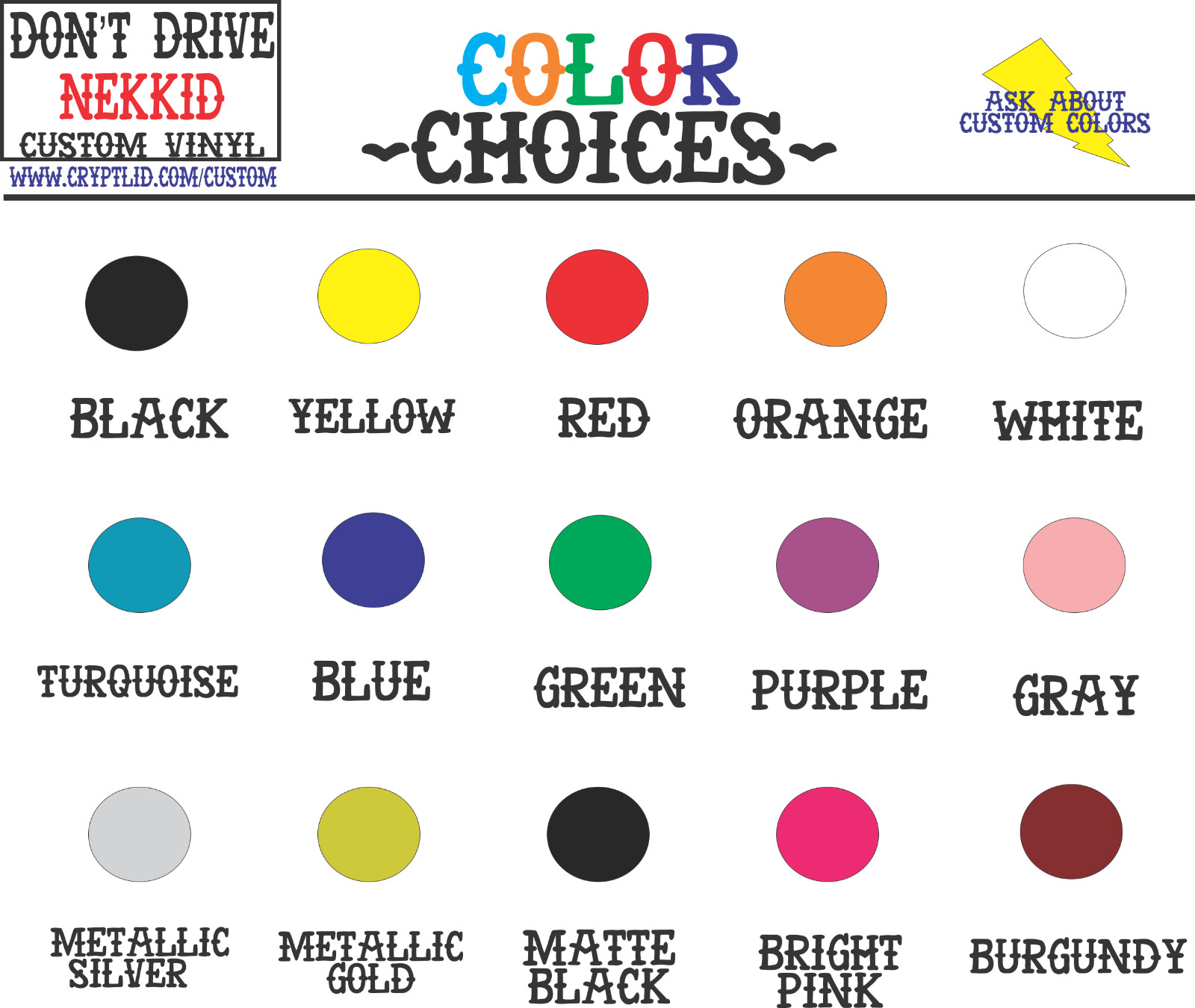 Custom Text Vinyl Lettering Decal Multiple Colors And Sizes Available Free ship