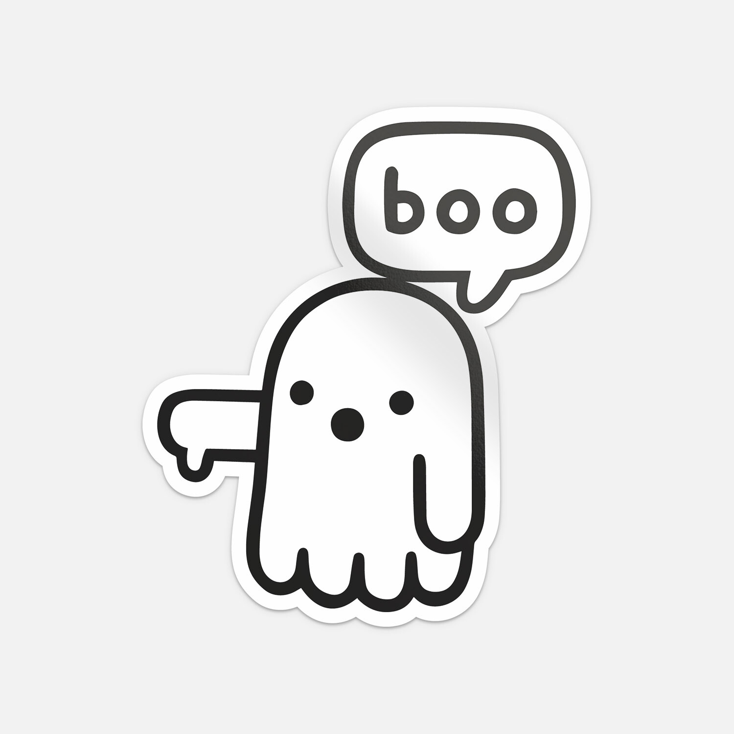 Ghost Of Disapproval Car Bumper Vinyl Sticker Decal