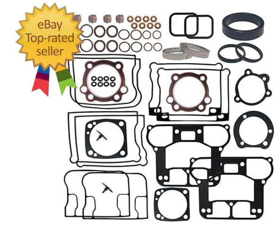 Top End Gasket Kit Compatible with Harley-Davidson EVO Big Twin 80ci 1340CC Dyna