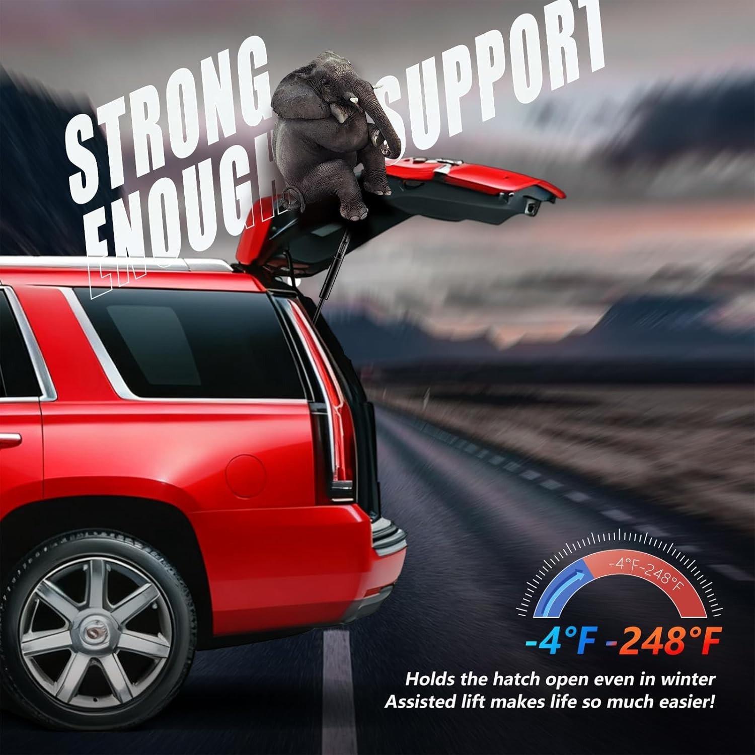 Rear Hatch Liftgate Struts 2007-2014 Chevy Suburban Tahoe Cadillac Escalade