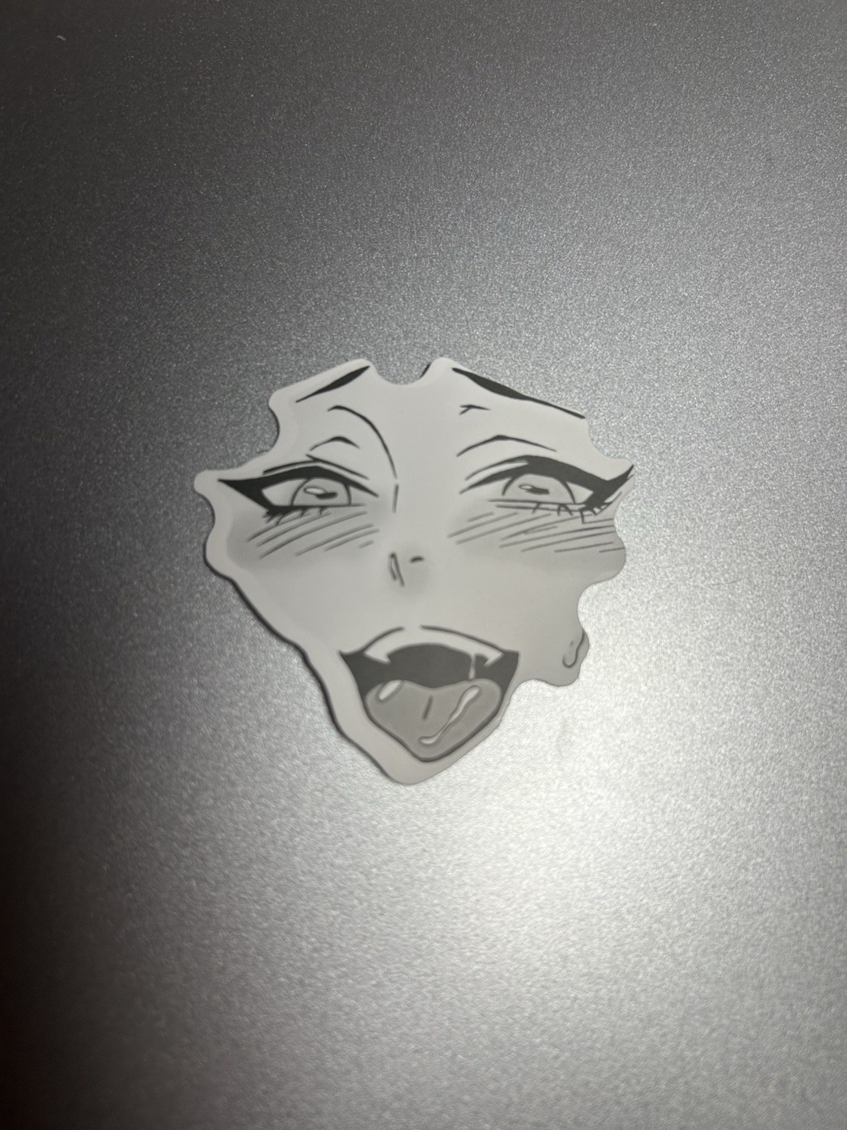 black and white waifu lewd stickers