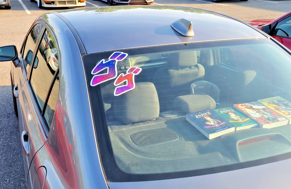 JoJo's Bizarre Adventure Menace Sticker – Waterproof Vinyl Decal for Cars/Laptop