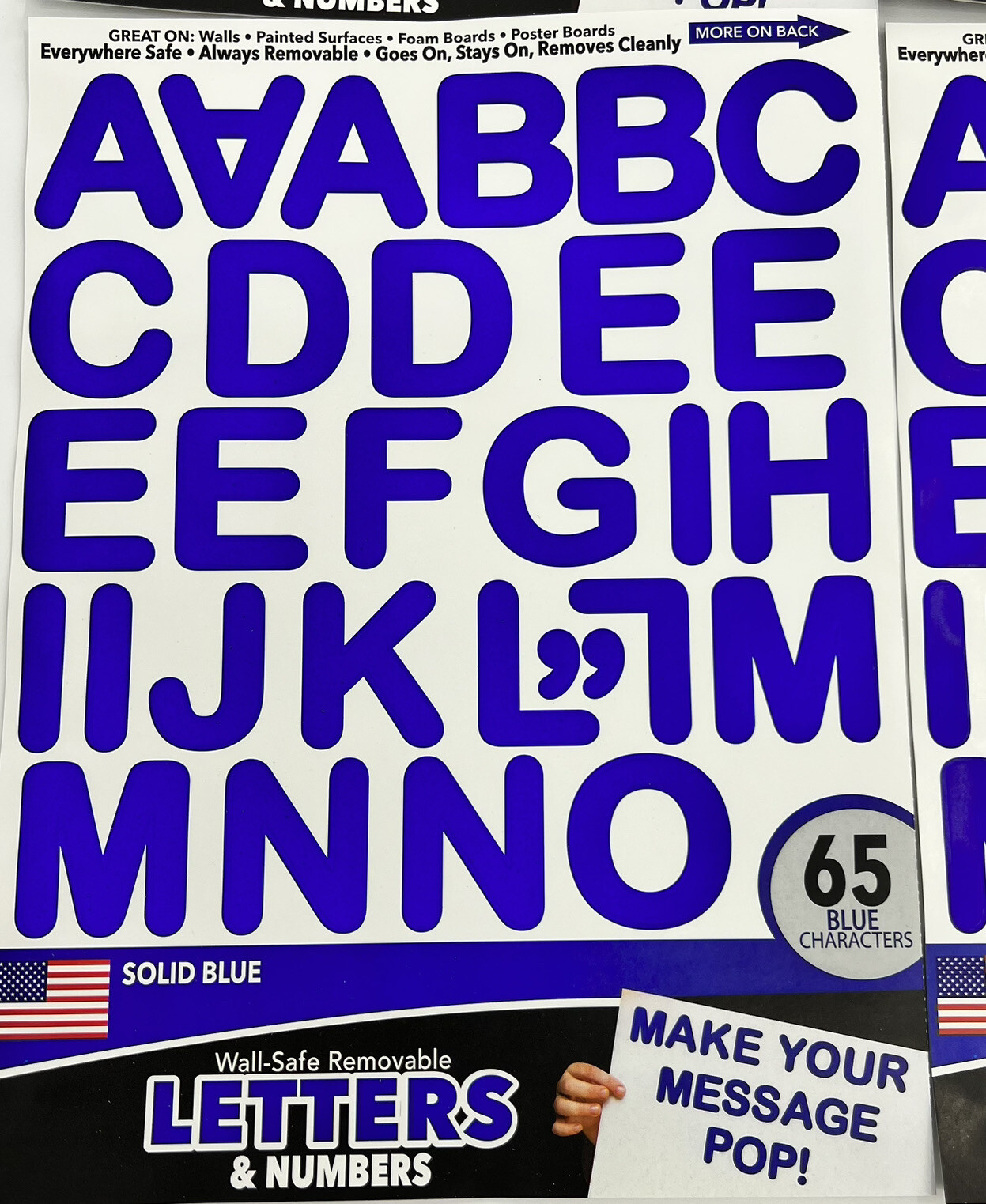260 PC Vinyl Peel and Stick Letters, Numbers & Characters, Wall Safe, Removable