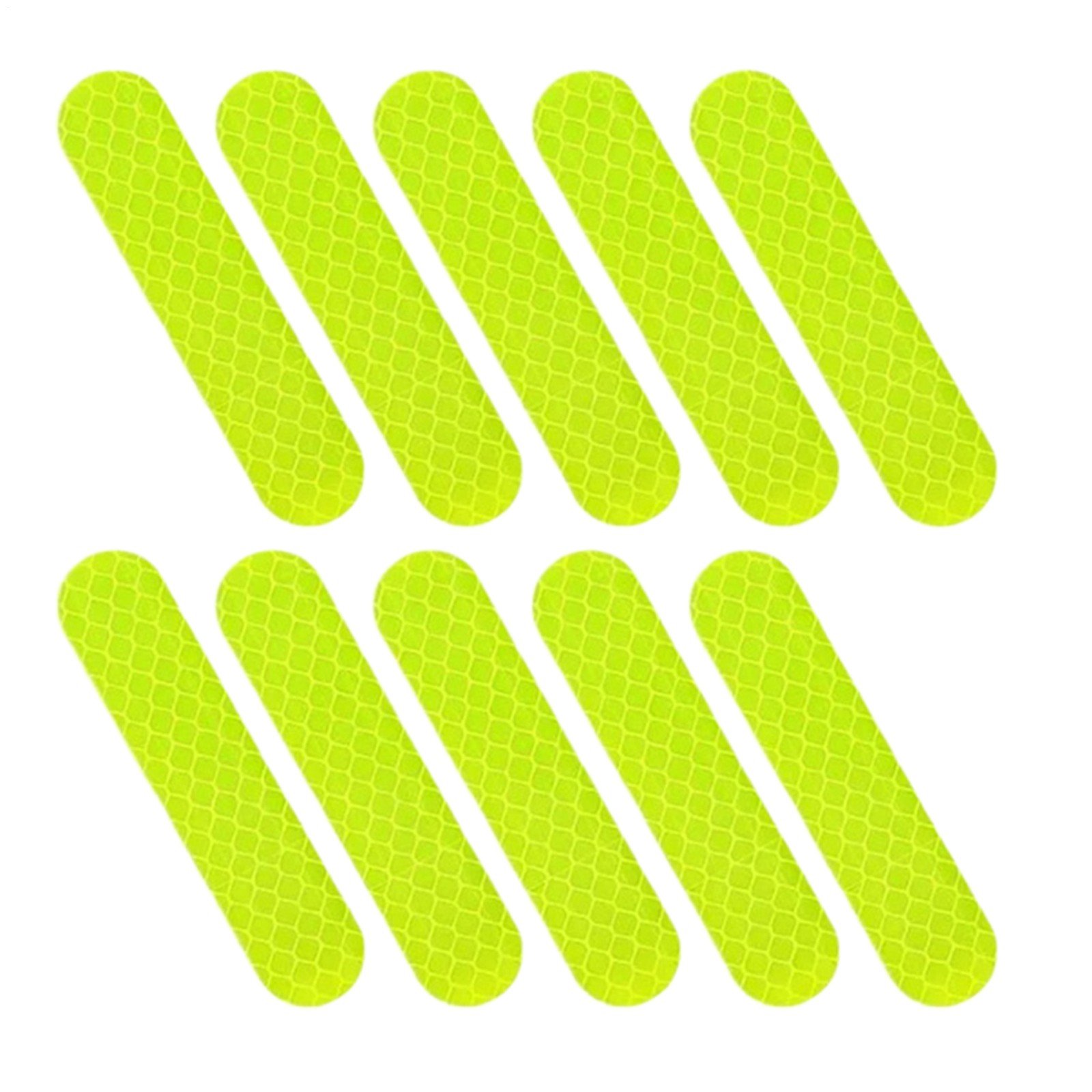10x Motorcycle Helmet Reflective Stickers Reflective Tape Decal For Helmets Bike