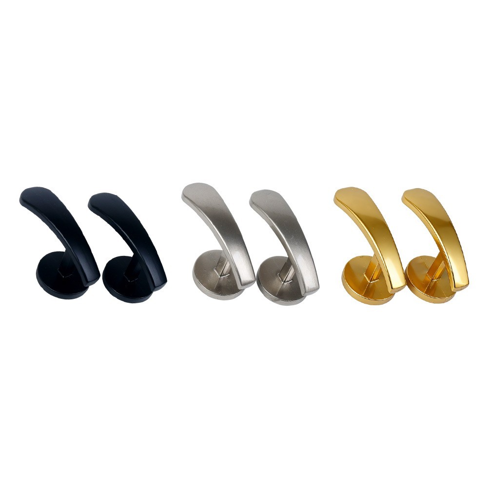 Zinc Alloy Wall Mount Curtain Tieback Hooks Compact 6.5 2.8 cm for Any Room
