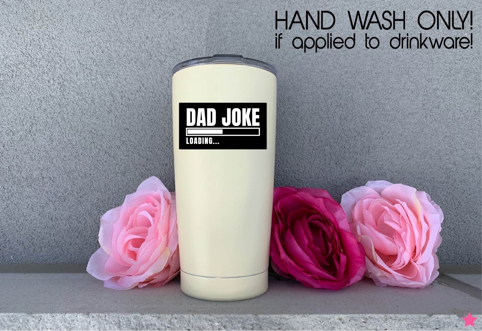 Dad Joke Loading Decal Sticker Funny Father Humor Day Gift Cringe Kid Love Life