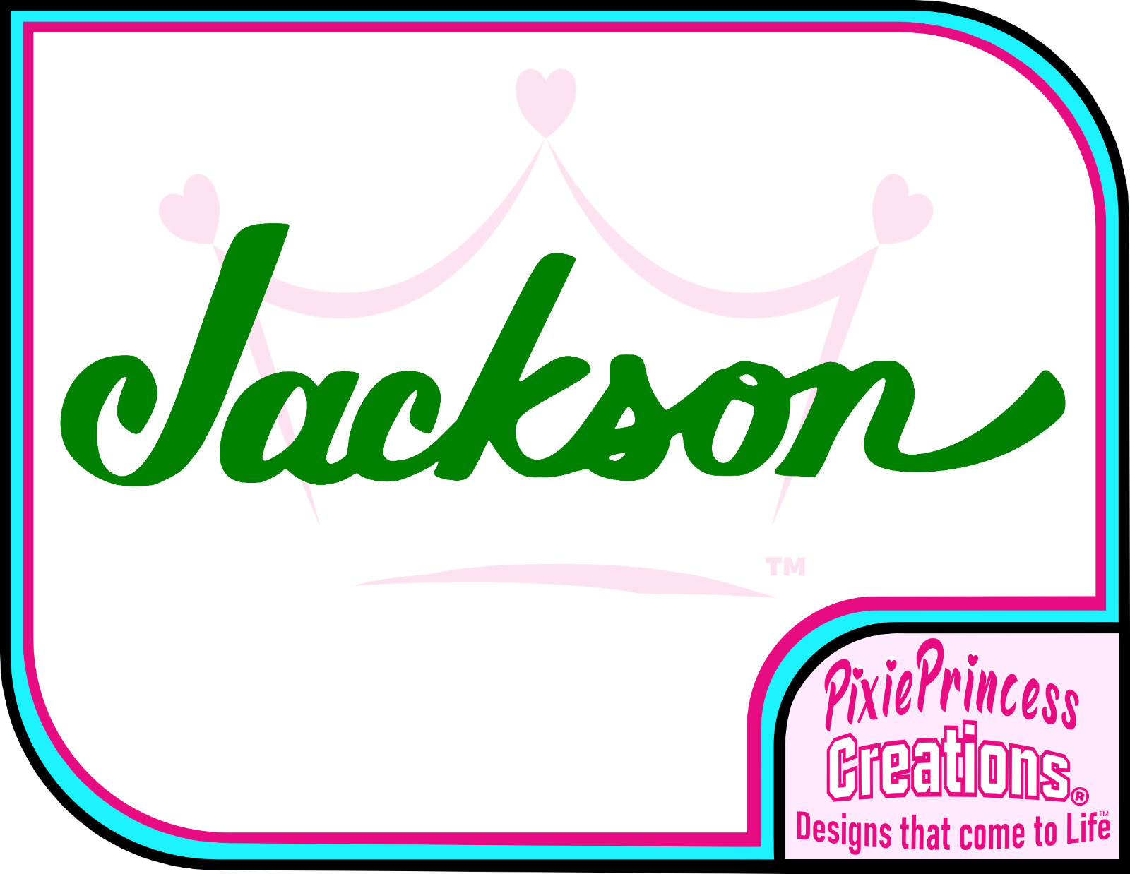 Jackson Guitar Bass Logo A Vinyl Sticker Amp Display Store Wall Window Music