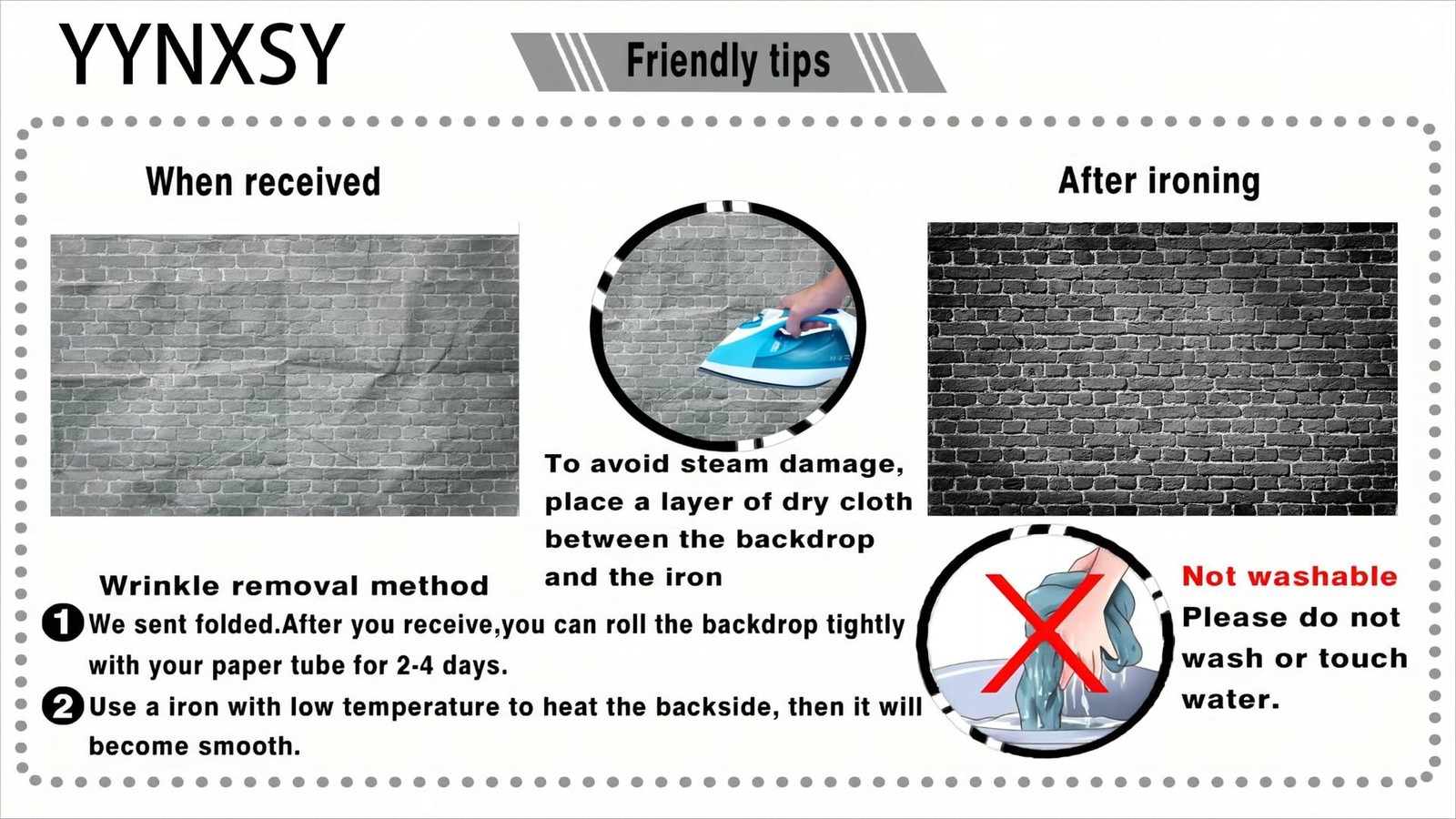 YYNXSY Gray Brick Background Retro Plastic Brick Wall Decorative Fabric Wall …