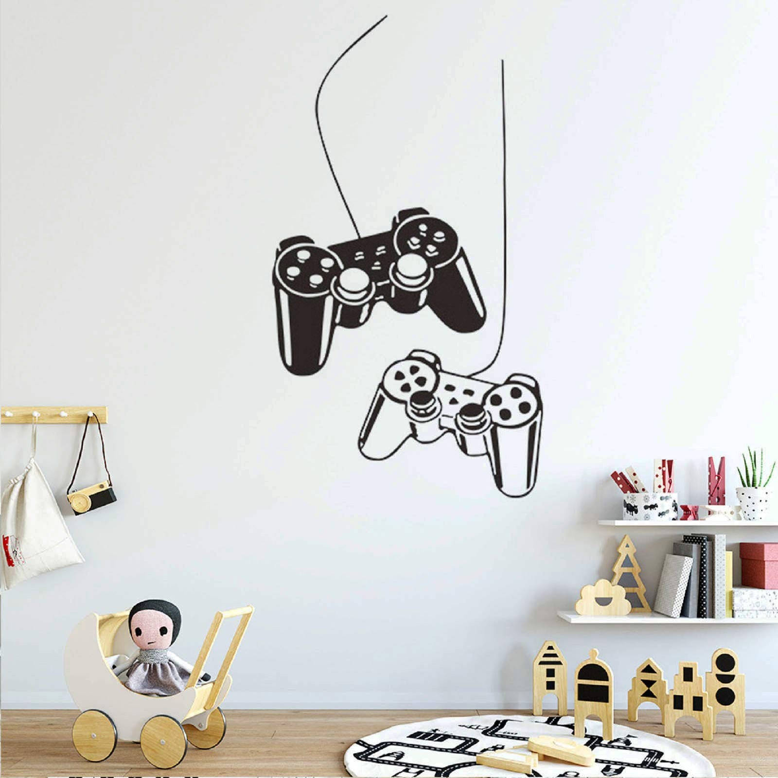 HILUCK Game Controller Wall Decor Sticker