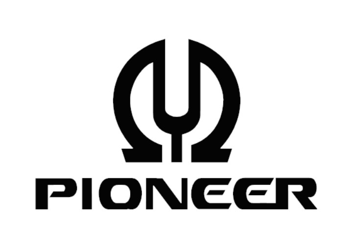 Pioneer Decal 3.5" 4.5" 5.5" Laptop Window Boat RADIO Speakers Stereo Audio FREE