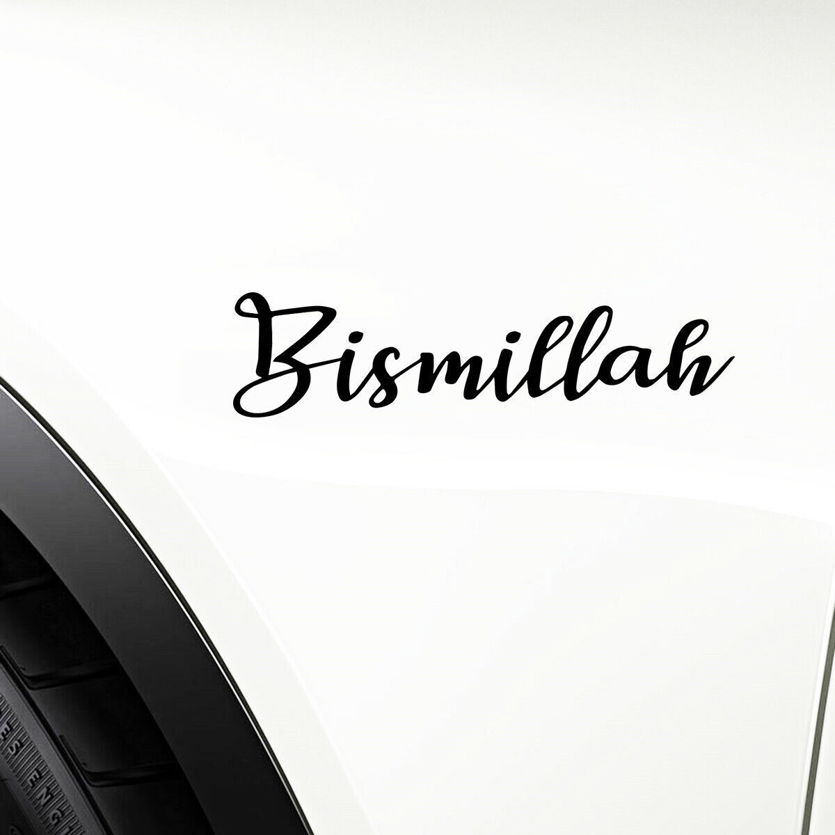 1PCS Islamic Muslim Arabic Bismillah Car Bumper Window Wall Sticker Laptop Decal