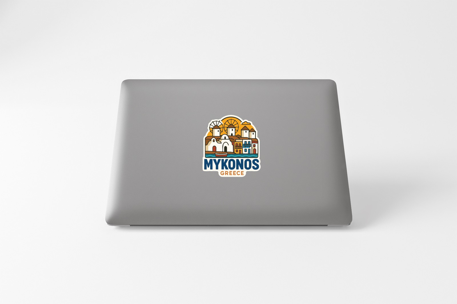 Mykonos Greece Sticker Decal Vinyl Die-Cut City Skyline Landmark Design