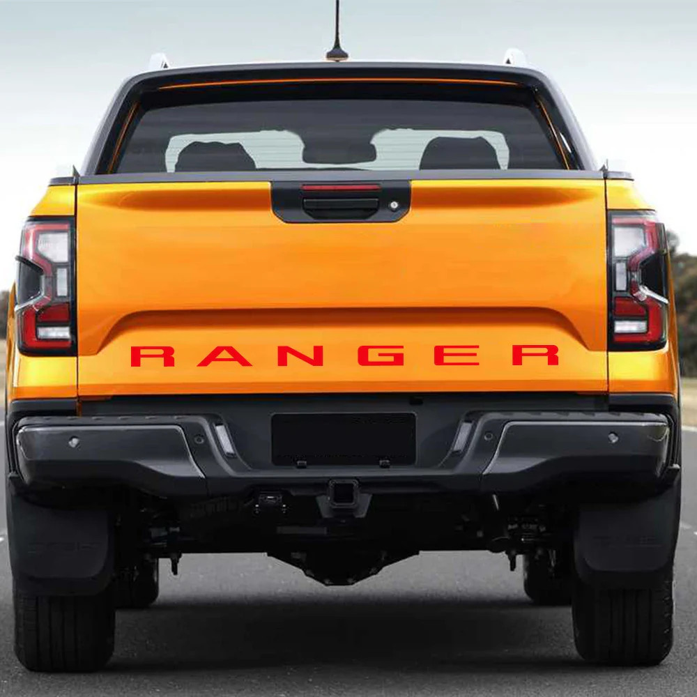 Tailgate Insert & Indent Letter Decal for Ford Ranger (2019–2021) | Vinyl Truck
