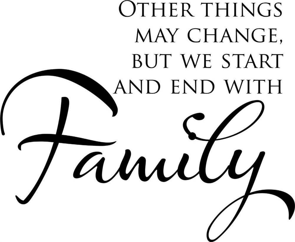 Family Home Vinyl Wall Decal | Pick and Peel Sticker [CK52] 22×18"