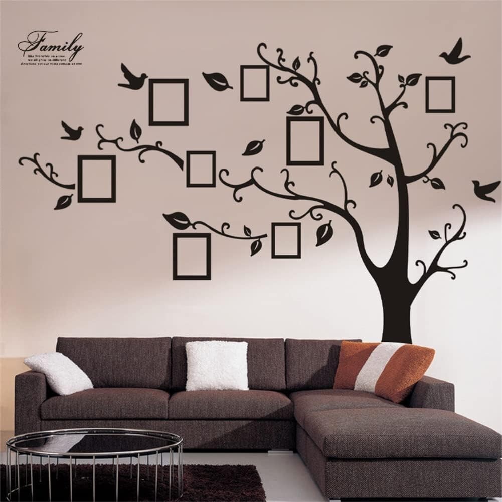 Family Tree Wall Decal with Frames